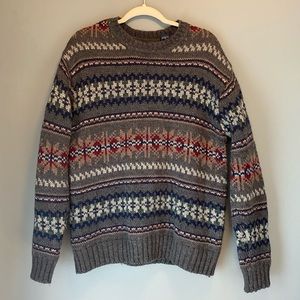 GAP 100% Wool Men's Sweater M